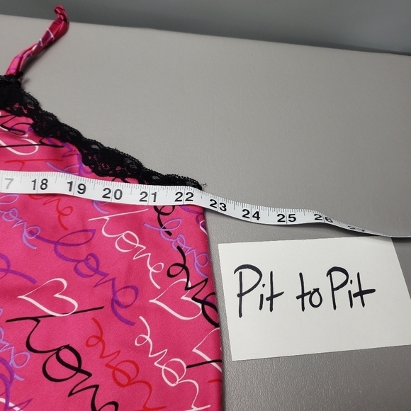 secret treasures hot pink love night gown women's plus size 3X (22W-24W) - Picture 6 of 8